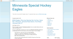 Desktop Screenshot of news.mnspecialhockey.org